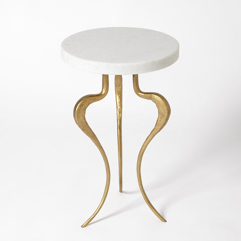 Timeless Minimalist Silhouette Contemporary Round Accent Table