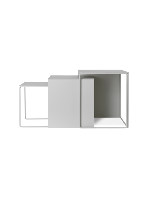 Timeless Minimalist Cluster Frame Accent Table Set