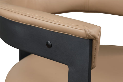 Romeo Industrial Creative Modern Barrel Dining Armchair