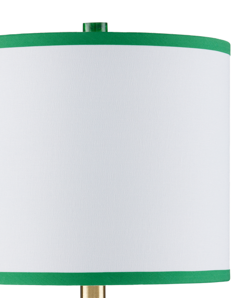 Beryl Accent Modern Column Table Lamp with Contrast Trim