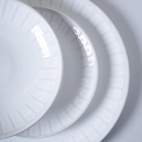 Porto Brasil Aurora Everyday Minimalist Stoneware Cup & Saucer - Set of 6