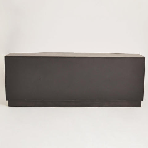 Mayfair Modern Brushed Brass Accent Cabinet