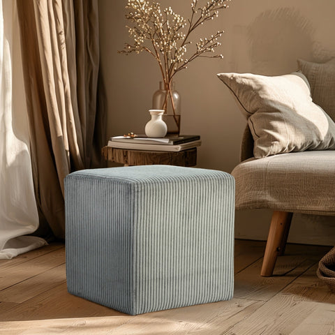 Roy Timeless Minimalist Contemporary Pouf Ottoman