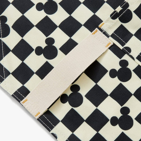 Mickey Mouse Bib Apron with Pockets and Crossback