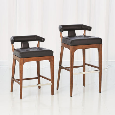 Timeless Minimalist Modern Tufted Upholstered Bar Stool