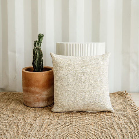 Contemporary Graphic Accent Pillow with Removable Cover