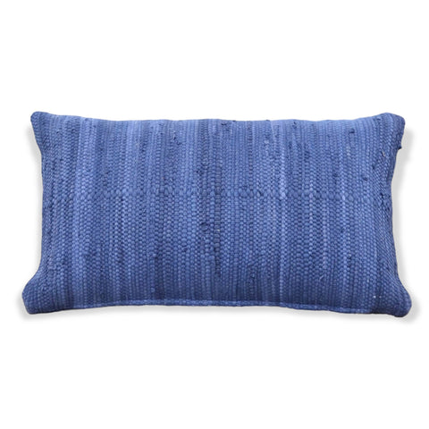 Monochromatic Bohemian Braided Handwoven Lumbar Pillow