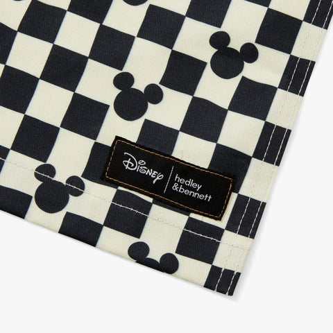 Mickey Mouse Bib Apron with Pockets and Crossback