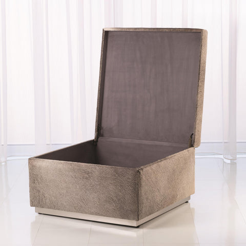 Timeless Minimalist Modern Upholstered Storage Ottoman