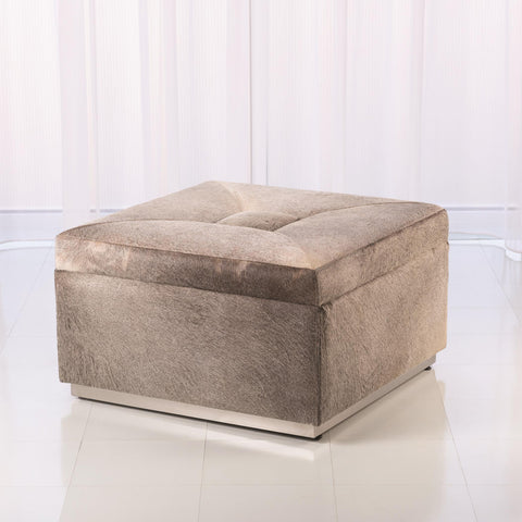 Timeless Minimalist Modern Upholstered Storage Ottoman