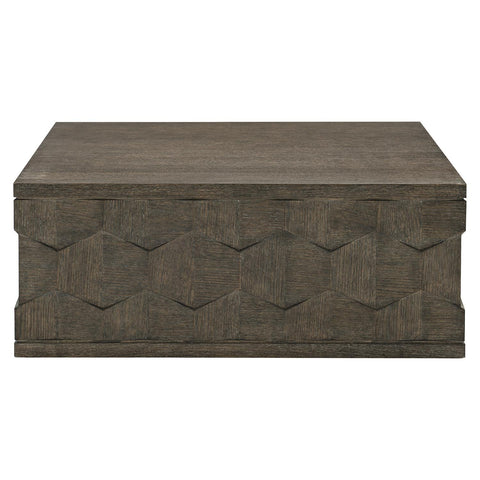 Timeless Minimalist Modern Drum Square Coffee Table