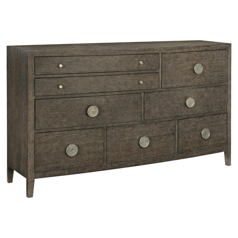 Linea Modern Rustic Drawer Dresser with Knob Handles