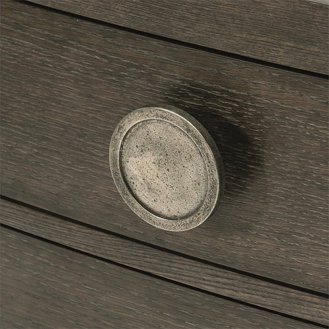 Linea Modern Rustic Drawer Dresser with Knob Handles