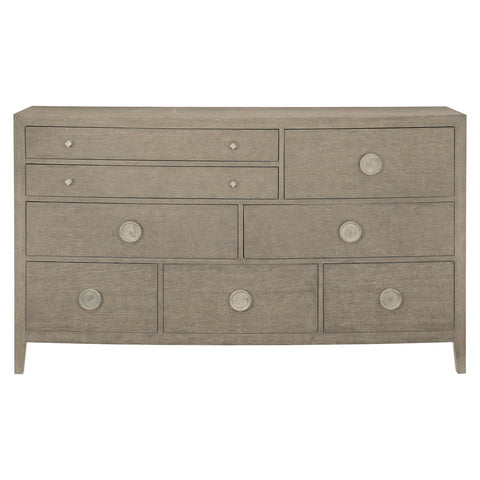 Linea Modern Cerused Oak Drawer Dresser