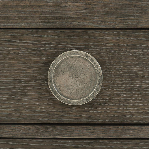 Bernhardt Timeless Minimalist Curved Rustic Nightstand