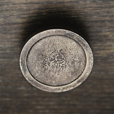 Bernhardt Timeless Minimalist Curved Rustic Nightstand