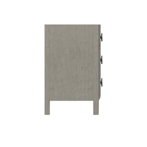 Timeless Minimalist Modern Curved Nightstand with Storage