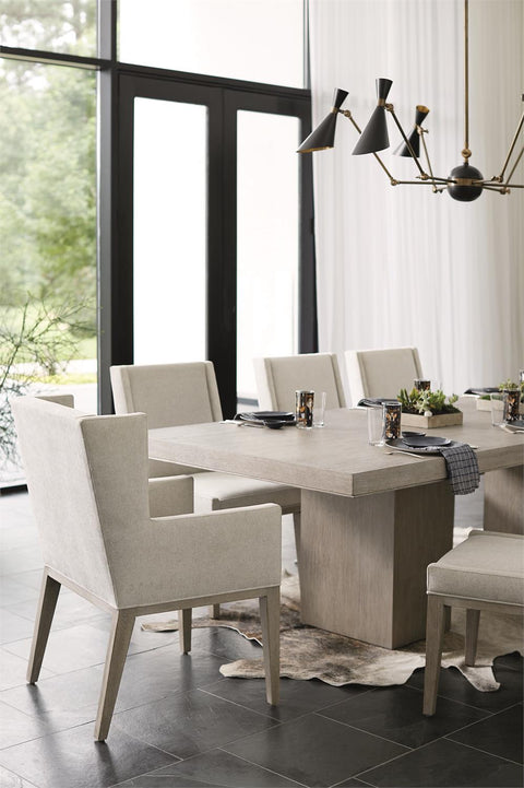 Linea Timeless Minimalist Parsons Dining Armchair