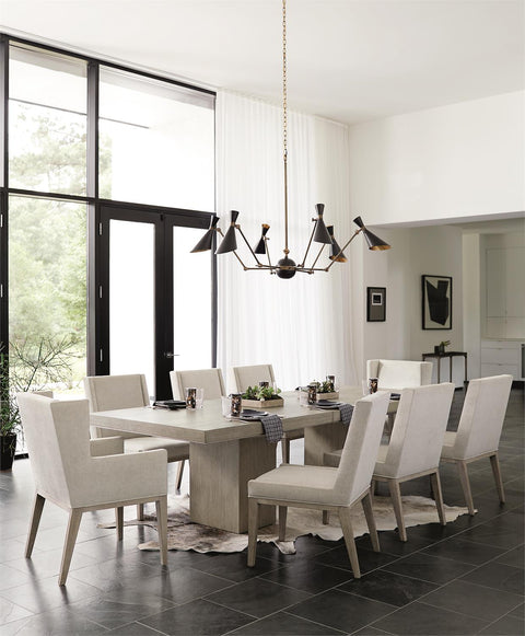 Linea Timeless Minimalist Parsons Dining Armchair