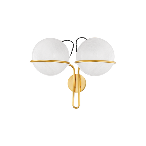 Hingham Accent Art Deco Sconce with Scrolls Wall Light