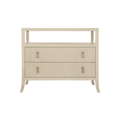 Timeless Minimalist Fluted Contemporary Nightstand