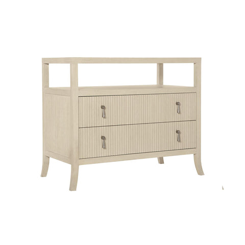 Timeless Minimalist Fluted Contemporary Nightstand