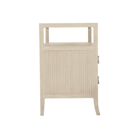 Timeless Minimalist Fluted Contemporary Nightstand