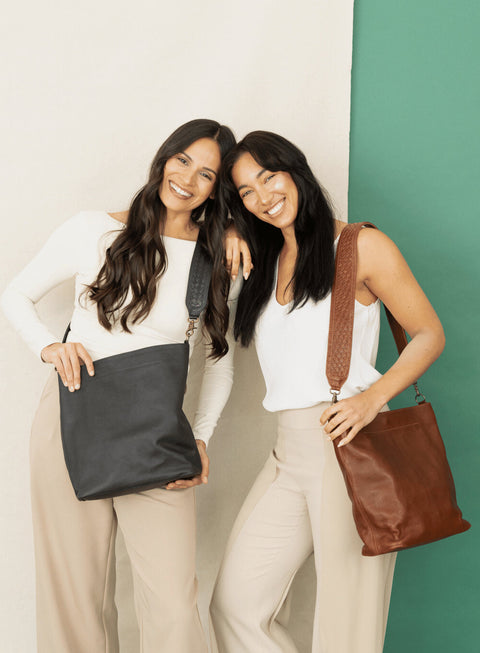 Casual Braided Leather Shoulder Bag with Open Top