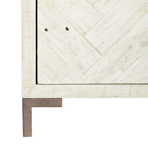 Macauley Rustic Double Dresser with Pull Handles