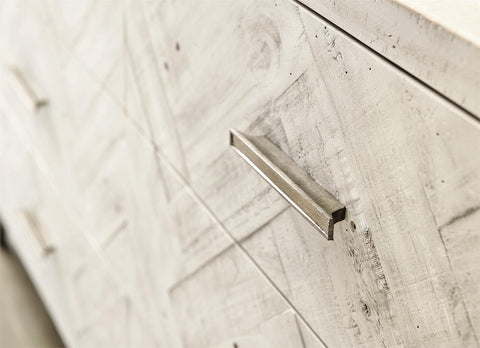 Macauley Rustic Double Dresser with Pull Handles