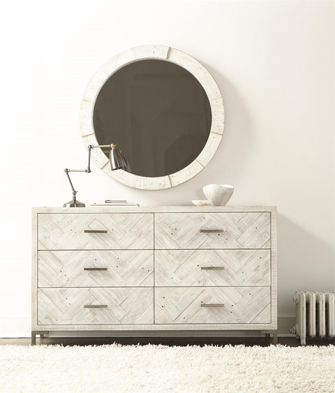 Macauley Rustic Double Dresser with Pull Handles