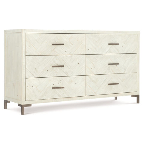 Macauley Rustic Double Dresser with Pull Handles