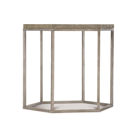 Bernhardt Gresham Global Eclecticist Farmhouse Hexagonal Center Table