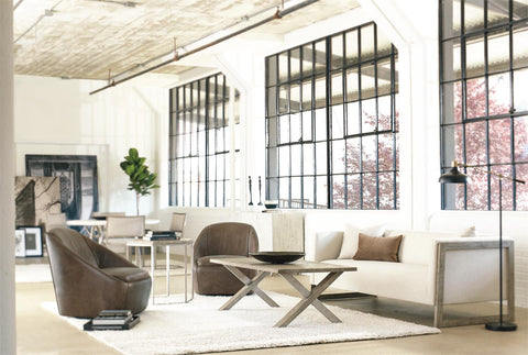 Bernhardt Gresham Global Eclecticist Farmhouse Hexagonal Center Table