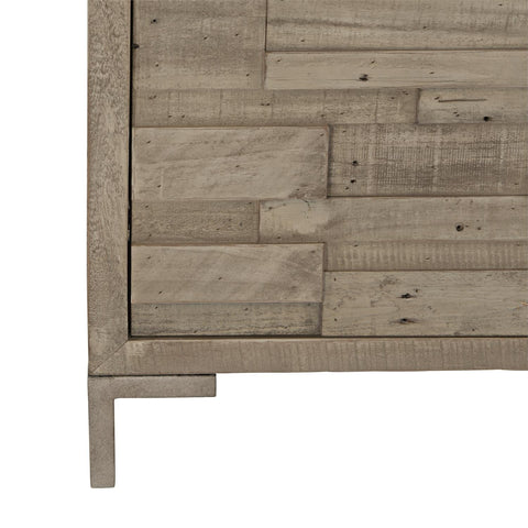 Shaw Mid Century Buffet Cabinet with Inset Handles