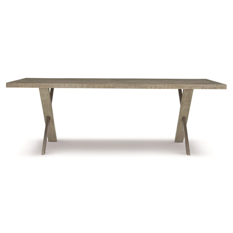 Bernhardt Milo Farmhouse Dining Table in Rustic Farm Style
