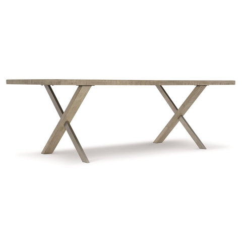Bernhardt Milo Farmhouse Dining Table in Rustic Farm Style