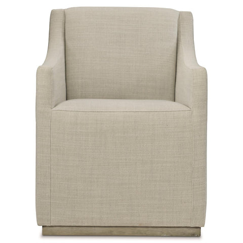 Casey Artful Traditionalist Farmhouse Upholstered Armchair