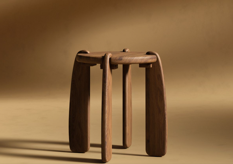 Rove Concepts Nature-Driven Modernist Orb Minimalist Accent Table