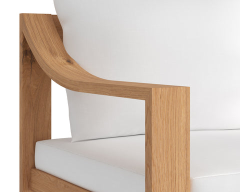 Modern Outdoor Living and Garden Teak Dining Armchair