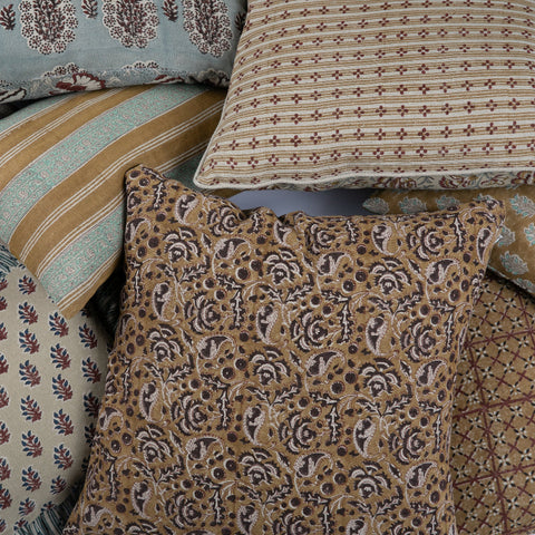 Filling Spaces Artful Traditionalist Bohemian Handcrafted Accent Throw Pillow - 18 x 18 - 20 x 20 - 22 x 22 - 24 x 24 - 26X 26 - 14 x 20 - 14 x 40 - 18 x 40 - 16 x 50