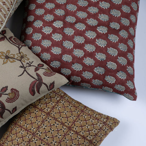 Filling Spaces Artful Traditionalist Bohemian Handcrafted Accent Throw Pillow - 18 x 18 - 20 x 20 - 22 x 22 - 24 x 24 - 26X 26 - 14 x 20 - 14 x 40 - 18 x 40 - 16 x 50