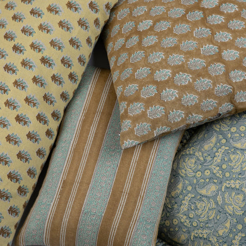 Filling Spaces Artful Traditionalist Handcrafted Bohemian Lumbar Pillow - 18 x 18 - 20 x 20 - 22 x 22 - 24 x 24 - 26X 26 - 14 x 20 - 14 x 40 - 18 x 40 - 16 x 50