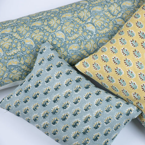 Filling Spaces Artful Traditionalist Bohemian Handcrafted Lumbar Pillow - 18 x 18 - 20 x 20 - 22 x 22 - 24 x 24 - 26X 26 - 14 x 20 - 14 x 40 - 18 x 40 - 16 x 50