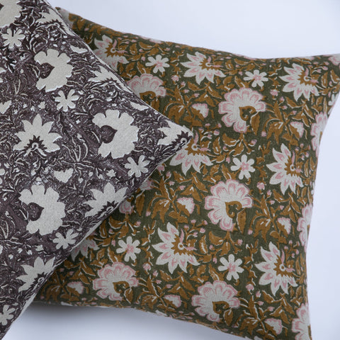 Filling Spaces Artful Traditionalist Bohemian Graphic Accent Throw Pillow - 18 x 18 - 20 x 20 - 22 x 22 - 24 x 24 - 26X 26 - 14 x 20 - 14 x 40 - 18 x 40 - 16 x 50