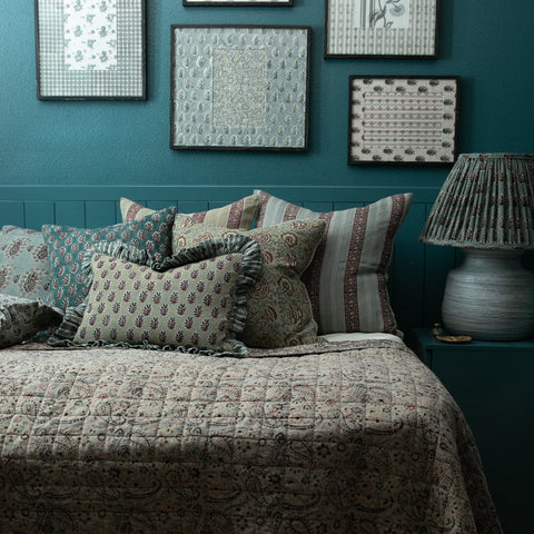 Filling Spaces Artful Traditionalist Handcrafted Accent Throw Pillow - 18 x 18 - 20 x 20 - 22 x 22 - 24 x 24 - 26X 26 - 14 x 20 - 14 x 40 - 18 x 40 - 16 x 50