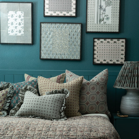 Filling Spaces Artful Traditionalist Handcrafted Graphic Accent Throw Pillow - 18 x 18 - 20 x 20 - 22 x 22 - 24 x 24 - 26X 26 - 14 x 20 - 14 x 40 - 18 x 40 - 16 x 50