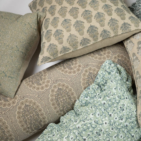 Filling Spaces Artful Traditionalist Handcrafted Accent Pillow - 18 x 18 - 20 x 20 - 22 x 22 - 24 x 24 - 26X 26 - 14 x 20 - 14 x 40 - 18 x 40 - 16 x 50