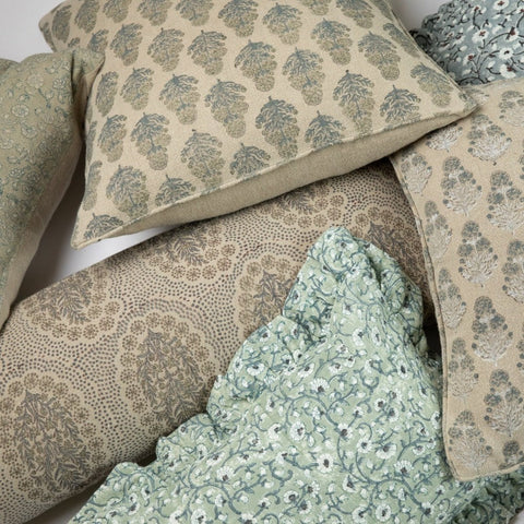 Filling Spaces Artful Traditionalist Handcrafted Accent Pillow - 18 x 18 - 20 x 20 - 22 x 22 - 24 x 24 - 26X 26 - 14 x 20 - 14 x 40 - 18 x 40 - 16 x 50