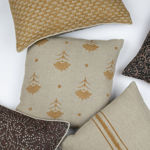 Filling Spaces Artful Traditionalist Bohemian Graphic Accent Throw Pillow - 18 x 18 - 20 x 20 - 22 x 22 - 24 x 24 - 26X 26 - 14 x 20 - 14 x 40 - 18 x 40 - 16 x 50